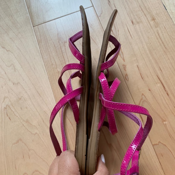 Hot Pink Sandals / Made in Italy - Picture 4 of 8